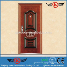 JK-S9220 precio del marco de puerta de acero inoxidable / moderna puerta de hierro / doble puerta de acero colgado